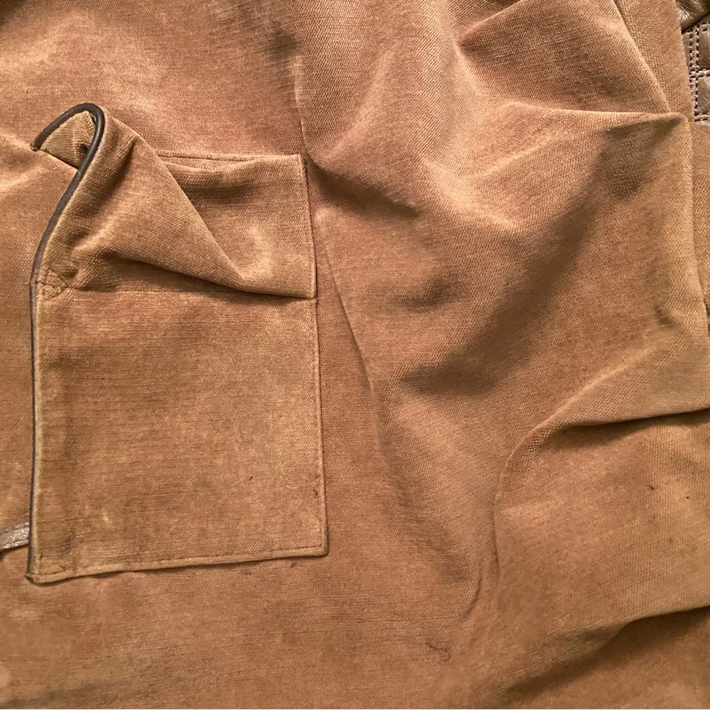 Oversized Gently used Leather Satchel.